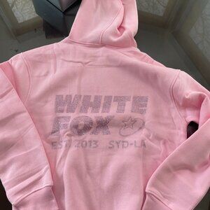 White Fox Always Shining Oversized Hoodie